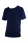 Preview: Unterhemd, Shirt, Rundhals, 100% Seide, Interlock, Blau, S